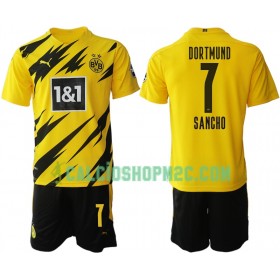 Borussia Dortmund Jadon Sancho 7 Bambino Maglia Prima 2020/2021 Manica Corta (+ Pantaloncini)
